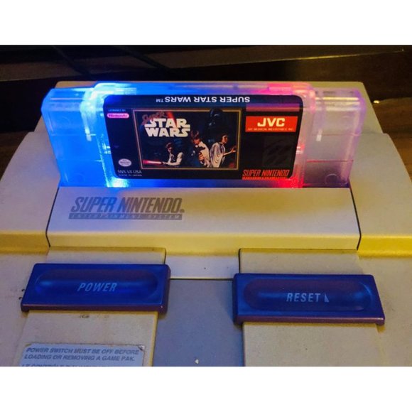 Super Star Wars Super Nintendo (SNES) Game – Lights Up When Played! - Custom - Picture 2 of 2